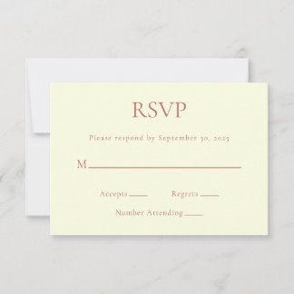 Tarjeta de RSVP