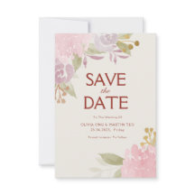 Tarjeta de RSVP de Boda con Tema de Jardín Clásico