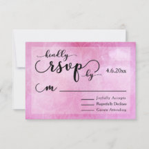 Tarjeta de RSVP de boda moderna con mandala de acu
