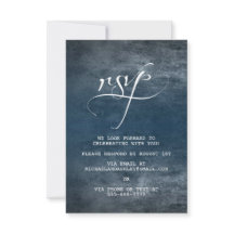 Tarjeta de RSVP de Boda Nuestro Aventura Comienza