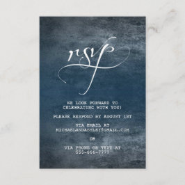 Tarjeta de RSVP de Boda Nuestro Aventura Comienza