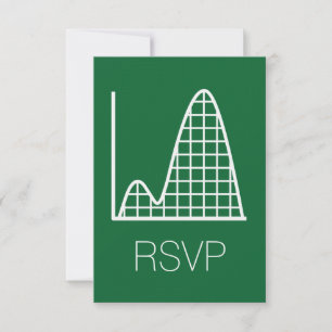 Tarjeta de RSVP de Se Suma en Verde