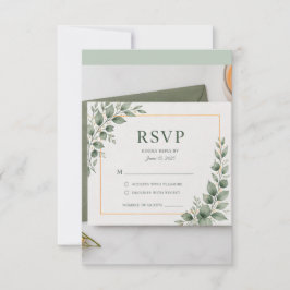 Tarjeta de RSVP de Vegetación Mínima, Respuesta de