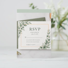 Tarjeta de RSVP de Vegetación Mínima, Respuesta de