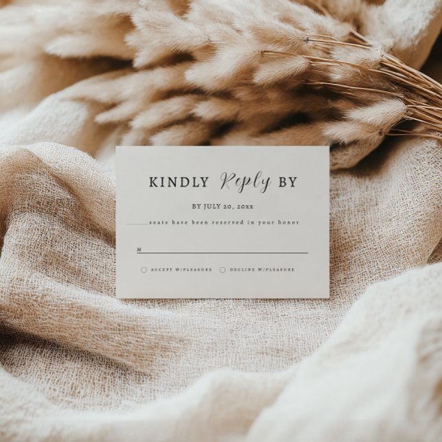 Tarjeta de RSVP elegante - NYC (Subido por el creador)