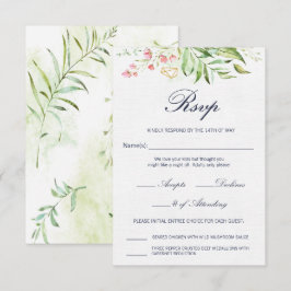 Tarjeta de RSVP Geo Envy