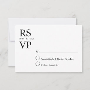 tarjeta de rsvp personalizada