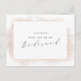 TARJETA DE Rubor TOUCH BRIDESMAID.