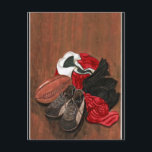 Tarjeta de rugby de vintage<br><div class="desc">Tarjeta de rugby de vintage</div>