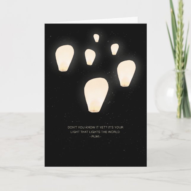 Tarjeta de Rumi de Linterna Voladora (Anverso)