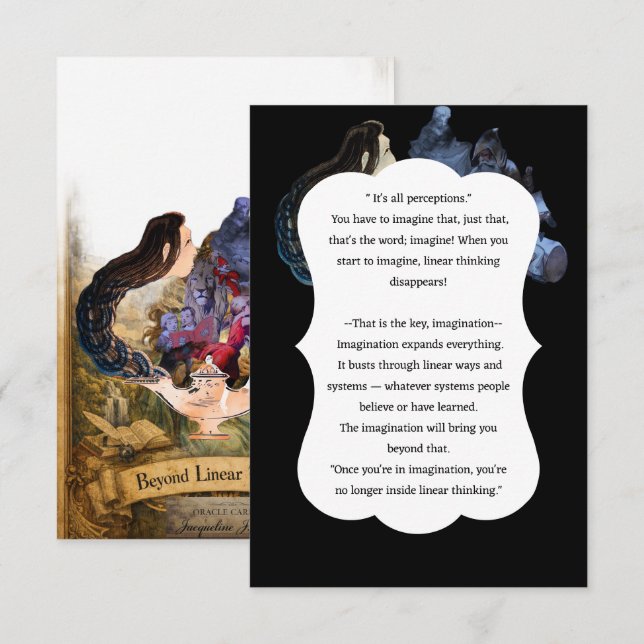 Tarjeta de sabiduría de intuición espiritual de Or (Anverso / Reverso)