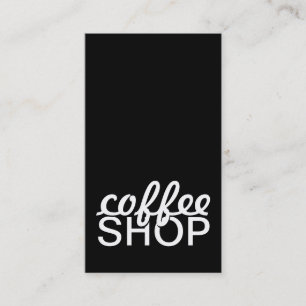 tarjeta de sacador de la cafetería