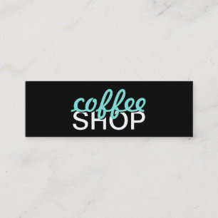 tarjeta de sacador de la cafetería