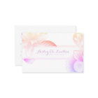 tarjeta de sacador floral de la lealtad del verano