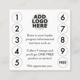 tarjeta de sacador llana