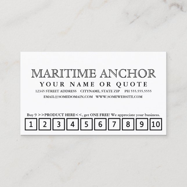 tarjeta de sacador marítima de la lealtad del (Anverso)