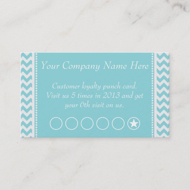 Tarjeta de sacador promocional del descuento azul (Anverso)