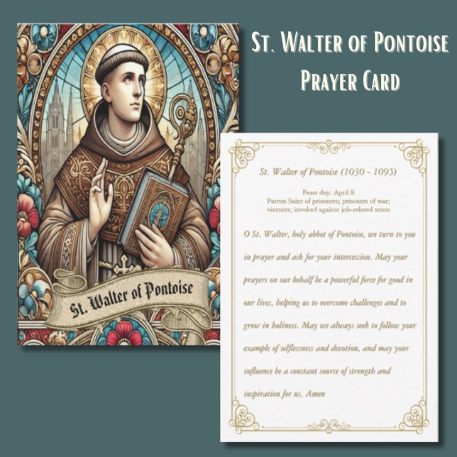 Tarjeta de Saint Prayer de San Pedro de Pontoise (Subido por el creador)