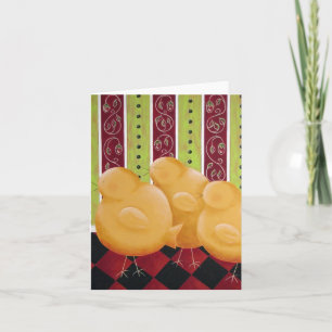 Tarjeta de salida nocturna de chichas