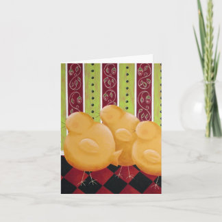 Tarjeta de salida nocturna de chichas