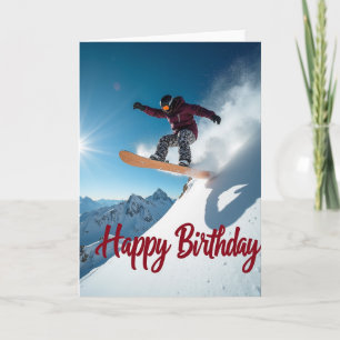 Tarjeta de Salto de Aventura en Montaña
