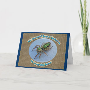 Tarjeta de salto verde de la petición del portador