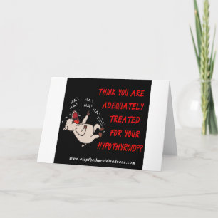 TARJETA DE SALUD - Detengan la locura tiroidea