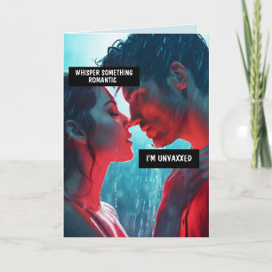TARJETA DE SALUD DIVERTIDA ANTI-VAX PUREBLOOD boda