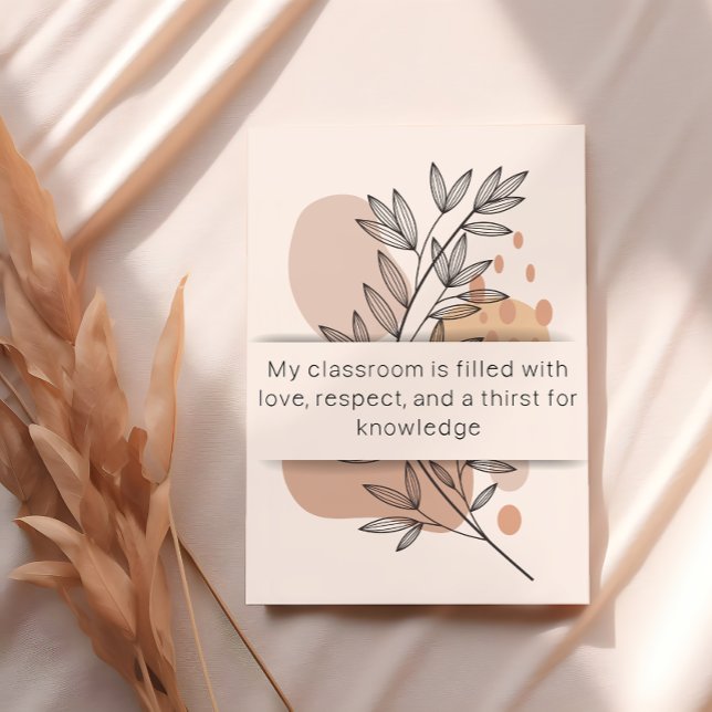 Tarjeta de Salud Mental Day 10 Afirmación de Maest (teacher daily affirmation card)