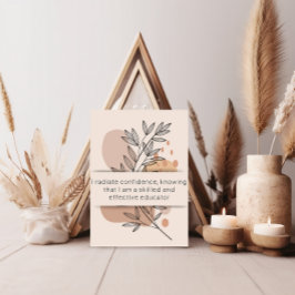 Tarjeta de Salud Mental Day 15 Afirmación del Prof