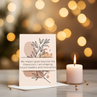 Tarjeta de Salud Mental Day 17 Afirmación de Maest