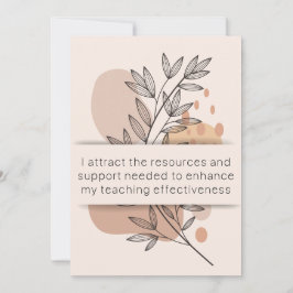 Tarjeta de Salud Mental Day 27 Afirmación de Maest