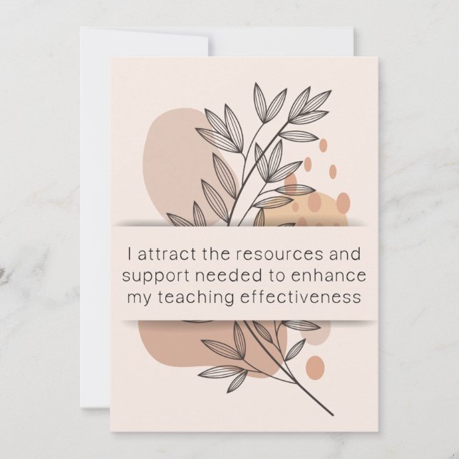 Tarjeta de Salud Mental Day 27 Afirmación de Maest (Anverso)