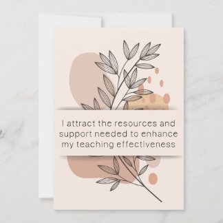 Tarjeta de Salud Mental Day 27 Afirmación de Maest