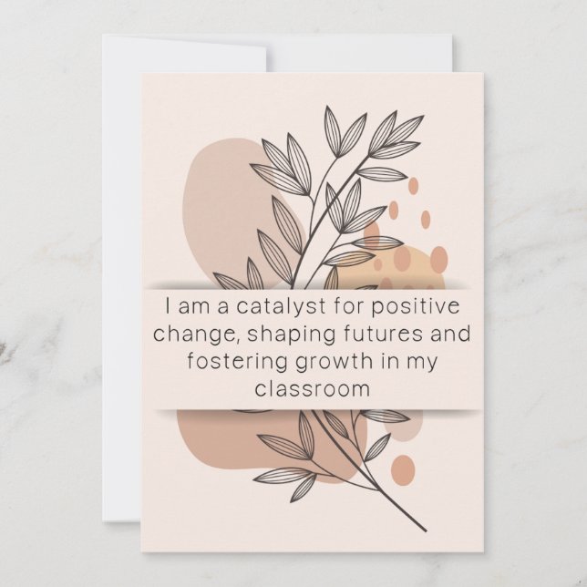 Tarjeta de Salud Mental Day 30 Afirmación de Maest (Anverso)