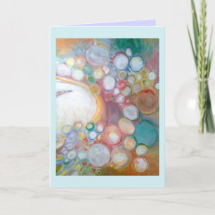 Tarjeta de saludo abstracta Añadir un mensaje de W