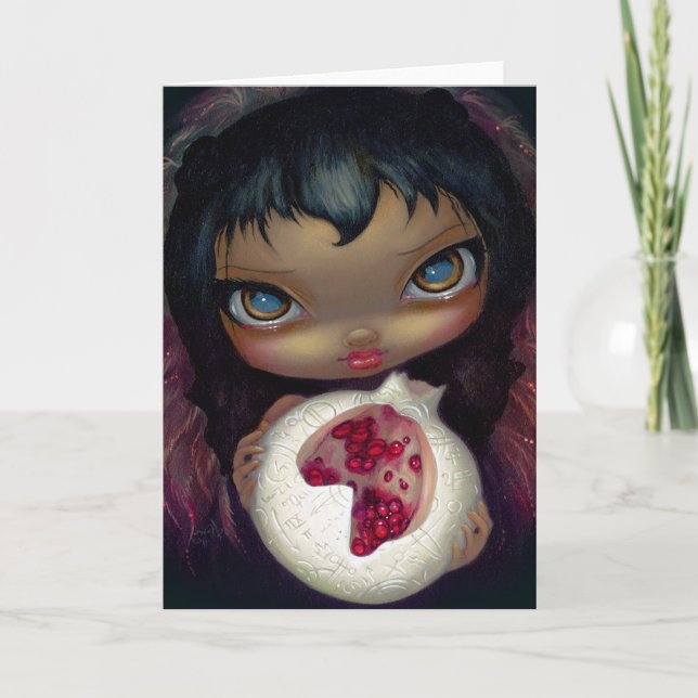 Tarjeta de saludo "Ángel Alquímico III" (Anverso)