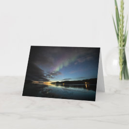 Tarjeta de saludo Aurora Borealis