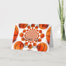 Tarjeta de saludo BASKETBALL GAME
