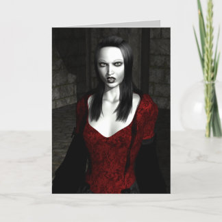 Tarjeta de saludo Bathory Gothic Art