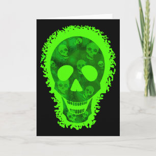 Tarjeta de saludo Big Skull