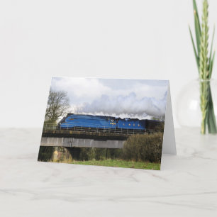 Tarjeta de saludo "Bittern" de la Locomotora de Tr