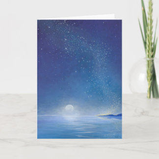 Tarjeta de saludo Blank Art, nacimiento de arte or