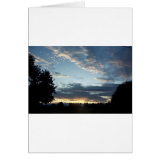 Tarjeta de saludo Blue Sunset Dreams