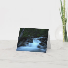 Tarjeta de saludo Calm Waterfall