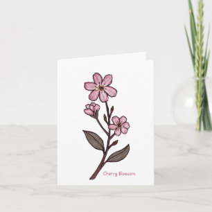 Tarjeta de saludo Cherry Blossom