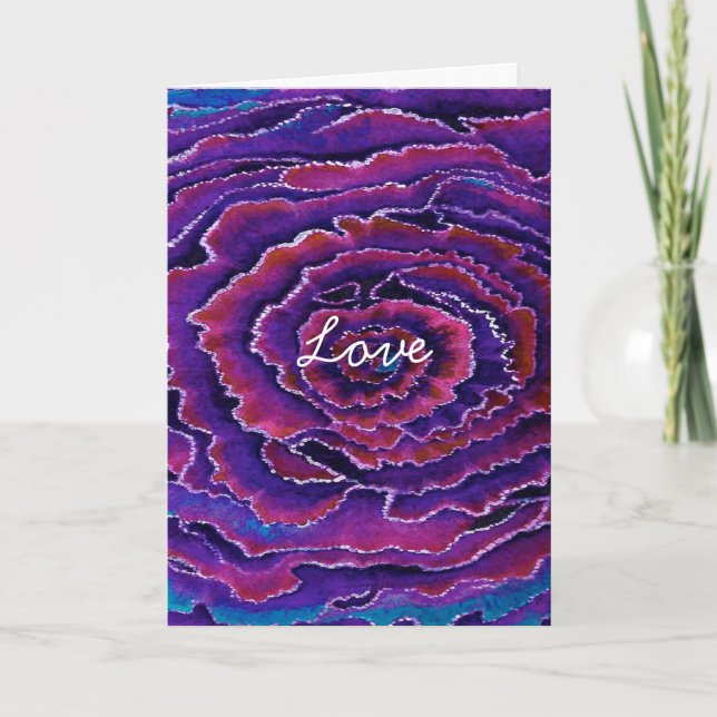 Tarjeta de saludo Círculo de Amor Familiar (Anverso)