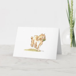 Tarjeta de saludo "Cockapoo" para cualquier ocasió