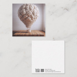 Tarjeta de saludo Crochet Hot Air Balloon