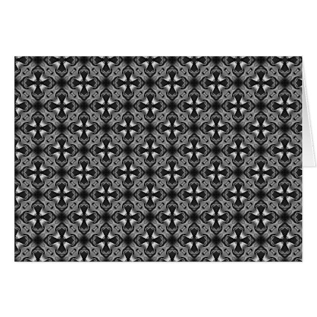 tarjeta de saludo cruzado gótico (Anverso (Horizontal))